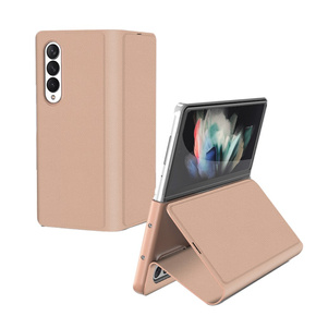 Etui GKK Wallet do Samsung Galaxy Z Fold3 5G, PU Leather, Mist Gold