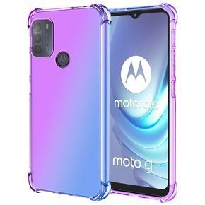 Etui Gradient Dropproof do Motorola Moto G50, Fioletowe / niebieskie