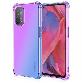 Etui Gradient Dropproof do OPPO A54 5G / A74 5G / A93 5G, Fioletowe / niebieskie