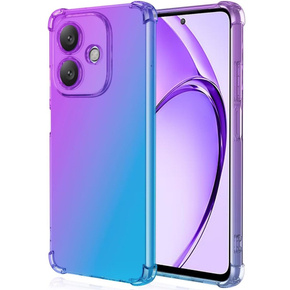 Etui Gradient Dropproof do Oppo A40 / Oppo A40m, Fioletowe / niebieskie