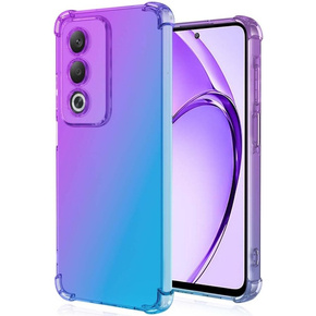 Etui Gradient Dropproof do Oppo A80, Fioletowe / niebieskie