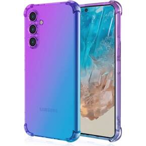 Etui Gradient Dropproof do Samsung Galaxy M35, Fioletowe / niebieskie