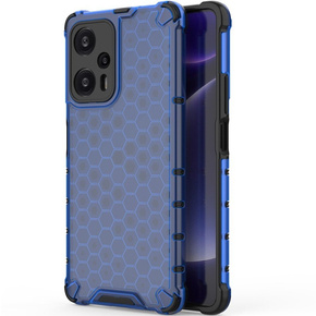 Etui Honeycomb do Xiaomi Poco F5, Niebieskie