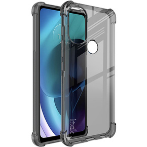 Etui IMAK do Motorola Moto G71 5G, Dropproof, przezroczyste / czarne