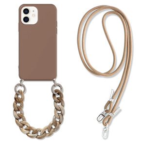 Etui INS Crossbody do iPhone 11, Brązowe