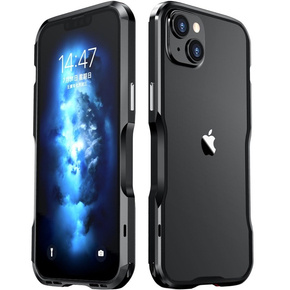 Etui LUPHIE do iPhone 14 Plus, Armor Bumper, czarne