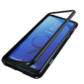 Etui Magnetic back glass do Samsung Galaxy S9+ Plus - Black