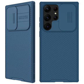 Etui NILLKIN do Samsung Galaxy S23 Ultra, CamShield Pro Case, niebieskie