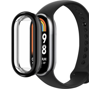 Etui Silikonowe do Xiaomi Smart Mi Band 8 / Xiaomi Smart Mi Band 9, Czarne