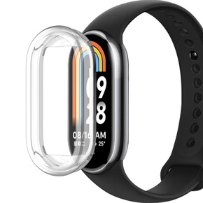 Etui Silikonowe do Xiaomi Smart Mi Band 8 / Xiaomi Smart Mi Band 9, Przezroczyste