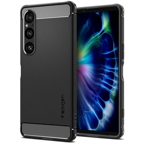 Etui Spigen Case do Sony Xperia 1 VI, Rugged Armor, Matowe, Czarne