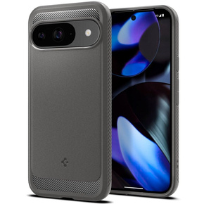 Etui Spigen do Google Pixel 9 / 9 Pro, Rugged Armor, szare