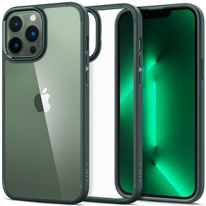 Etui Spigen do iPhone 13 Pro, Ultra Hybrid, Midnight Green, zielone