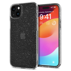 Etui Spigen do iPhone 15, Liquid Crystal, Przezroczyste