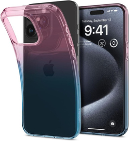 Etui Spigen do iPhone 15 Pro, Liquid Crystal Glitter, Różowe