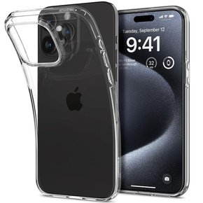 Etui Spigen do iPhone 15 Pro, Liquid Crystal, Przezroczyste