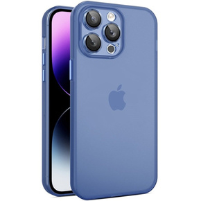 Etui Ultra Slim do iPhone 15 Pro, przezroczyste / niebieskie