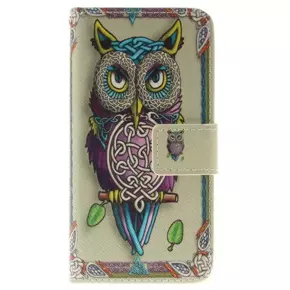 Etui Wallet do Huawei P20 Lite - Colorful Owl