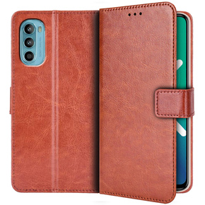 Etui Wallet do Motorola Moto G52 / G82 5G, Brown