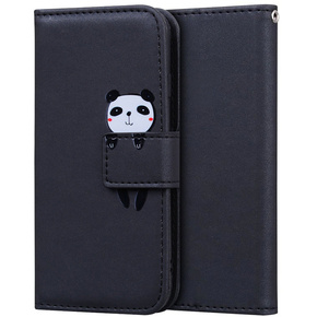 Etui Wallet do Samsung Galaxy M53 5G, Panda, Black