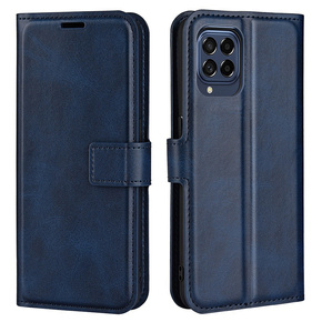Etui Wallet do Samsung Galaxy M53 5G, Protective Cover, Blue
