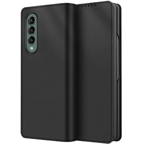 Etui Wallet do Samsung Galaxy Z Fold3 5G,Split Leather, 2in1, Black