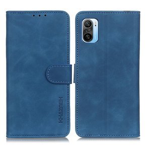 Etui Wallet do Xiaomi Mi 11i / POCO F3 , KHAZNEH, Vintage, Blue