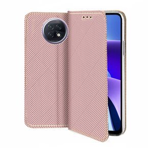 Etui Wallet do Xiaomi Redmi Note 9T 5G, Rose Gold