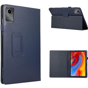 Etui do Lenovo Tab M11, bi-fold, z klapką, granatowe