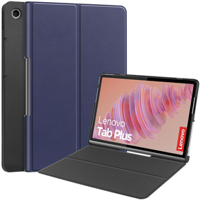 Etui do Lenovo Tab Plus, Smartcase, granatowe