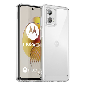 Etui do Motorola Moto G73 5G, Fusion Hybrid, przezroczyste