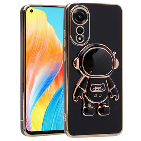 Etui do Oppo A78 4G, Astronaut, czarne