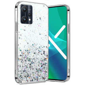 Etui do Realme 9 Pro+ Plus / Realme 9 4G, Glittery, przezroczyste