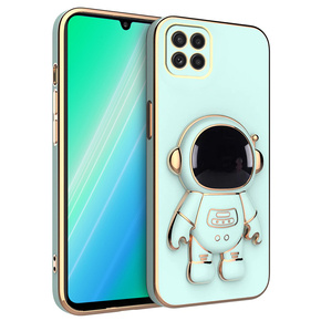 Etui do Samsung Galaxy A22 5G, Astronaut, miętowe