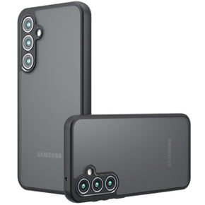 Etui do Samsung Galaxy A25 5G, Fusion, przezroczyste / czarne + Szkło 9H
