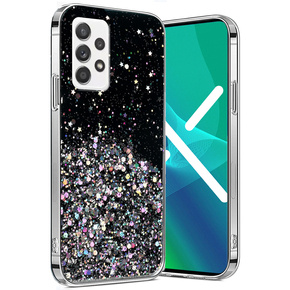 Etui do Samsung Galaxy A52 / A52s, Glittery, czarne