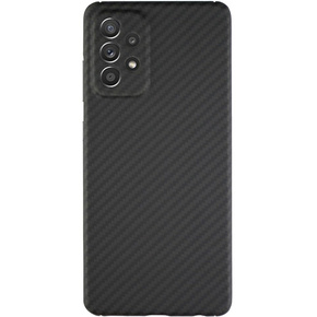 Etui do Samsung Galaxy A53, karbonowe Carbon Fiber, czarne