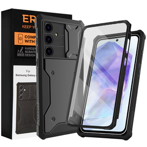 Etui do Samsung Galaxy A55, ERBORD Rugged Case, czarne (dwie ramki)