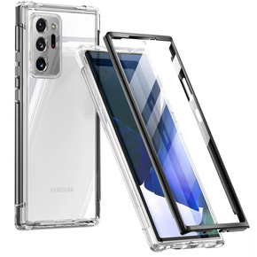 Etui do Samsung Galaxy Note 20 Ultra, Suritch Full Body, przezroczyste / czarne