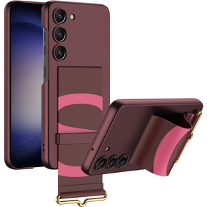 Etui do Samsung Galaxy S23 Plus, GKK Strap Case, bordowe