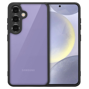 Etui do Samsung Galaxy S24+ Plus, Fusion Hybrid, z ochroną aparatu, przezroczyste / czarne