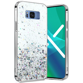 Etui do Samsung Galaxy S8+ Plus, Glittery, przezroczyste