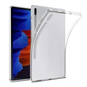 Etui do Samsung Galaxy Tab S7+ Plus / S8+ Plus, Silikonowe, Przezroczyste