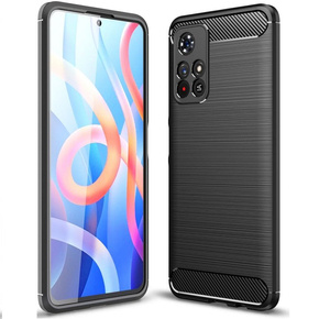 Etui do Xiaomi Poco M4 Pro 5G / Redmi Note 11S 5G, Karbon, czarne