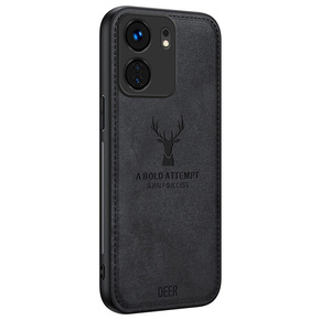 Etui do Xiaomi Redmi 13C / Poco C65 Business, Deer, czarne