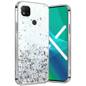 Etui do Xiaomi Redmi 9C, Glittery, przezroczyste