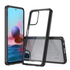 Etui do Xiaomi Redmi Note 10/10S, Fusion Hybrid, przezroczyste / czarne