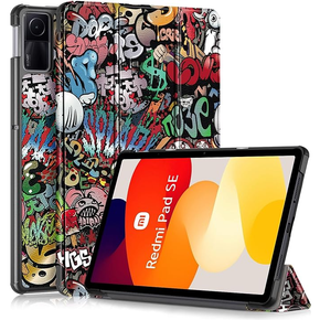 Etui do Xiaomi Redmi Pad SE 11", Smartcase, graffiti