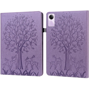 Etui do Xiaomi Redmi Pad SE 11", tree and deers, fioletowe