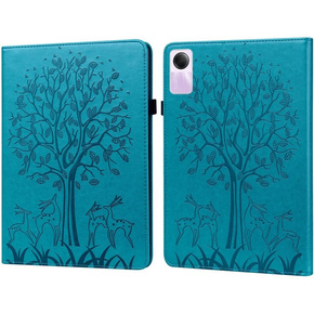 Etui do Xiaomi Redmi Pad SE 11", tree and deers, niebieskie